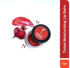 Rivona Naturals Beetroot Lip Balm with Avocado Butter | Tinted lip balm | Smooth & soft lips | 8gm