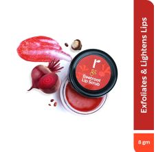 Rivona Naturals Beetroot Lip Scrub With Niacinamide l For Depigmentation & Chapped Lips | 8gm