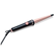 37 Watts Professional Curling Tongs, 13-25 Mm With Conical Heating Element For Styling Soft, Shiny Salon-Like Curls, Ceramic Keratin Coating