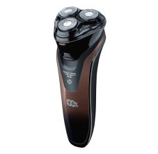 HR 8000 Rotary Shaver Precision Cutting System With 3 Spring-Loaded Dual-Ring Shaver Heads 2-In-1 Beard And Sideburn Styler As Well As Pop-Up Contour Trimmer