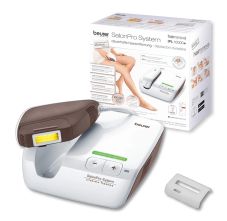 Beurer IPL 10000+ Salonpro System For Long-lasting Hair Removal Skin Tolerance Dermatologically Confirmed, up To 250,000 Light Pulses With Skin Type Sensor & Integrated UV Protection, 1Pc