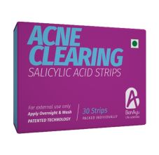 BonAyu Acne Clearing Salisylic Acid Strips, 30 Strips