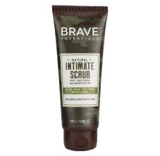 Brave Essentials Men's Natural Intimate Scrub, 100ml