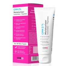 CosIQ CPM 2% Ceramides with Peptides Moisturizer for Intense Moisturizing and Skin Strengthening 100 ml