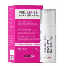 CosIQ ABP 33% Strong Exfoliating Peel AHA 25% | PHA 6% | BHA 2% Peeling Solution - 30 ml