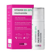 CosIQ Niacinamide Vitamin B3-20% Face Serum 30 ml