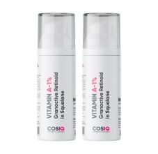 CosIQ Vitamin A-1% Granactive Retinoid In Squalane Anti Ageing & Anti Acne Face Serum, 30ml (Pack of 2)