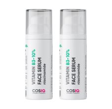 CosIQ Niacinamide Vitamin B3-10% Face Serum, 30ml (Pack of 2)