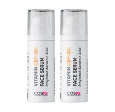 CosIQ Vitamin CEF-20% Glow Boost Face Serum, 30ml (Pack of 2)
