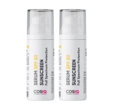 CosIQ Outdoor Sunscreen Serum SPF 50 PA++++ Broad Spectrum, 30ml (Pack of 2)