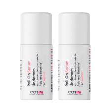 CosIQ Brightening Underarm Roll On Serum for Women, 40ml (Pack of 2)