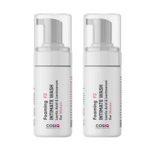 CosIQ Foaming F2 Intimate Wash for Women, 100ml (Pack of 2)