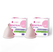 Small Menstrual Cup for Periods | Odor-Free, Rash-Free, No Leakage | 12-Hour Protection | Reusable For Up To 10 Years