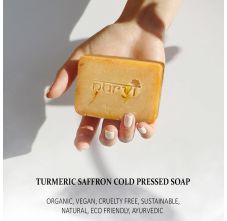Turmeric Saffron Cold Pressed Soap