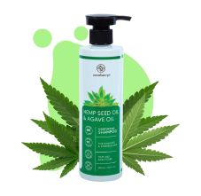 Careberry Hemp seed oil & Agave Oil moisturizing Shampoo for Damaged & Stressed Hair, 300ml
