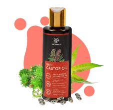 Careberry Organic Hexane-Free Organic Castor Oil For Hair, Face & Body, 200ml