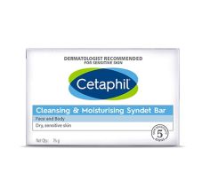 Cetaphil Cleansing And Moisturising Syndet Bar For Face & Body For Dry And Sensitive Skin