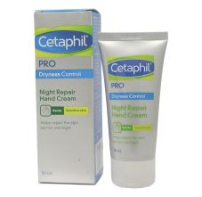 Cetaphil Pro Night Repair Hand Cream For Sensitive Skin, 50ml