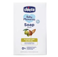 Chicco Baby Soap Almond And Olive Oil, 125gm