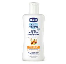 Chicco Gentle Body Wash & Shampoo Oats Extract And Apricot, 100ml