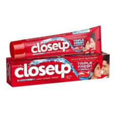 Closeup Triple Fresh Formula Anti-Germ Gel Toothpaste Red Hot, 150gm