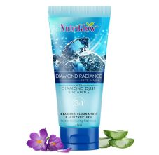 NutriGlow Diamond Radiance Face Wash With Diamond Dust & Vitamin E, 65ml