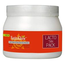 NutriGlow Lacto Tan Face Pack WIth Cucumber & Aloe Vera, 500gm