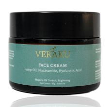 Veraku Face Cream With Hemp Oil & Niacinamide, 50gm