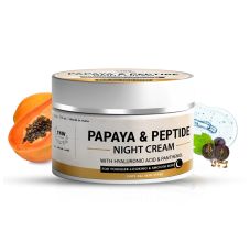 TNW - The Natural Wash Papaya & Peptide Night Cream For Healthy Skin, 50gm