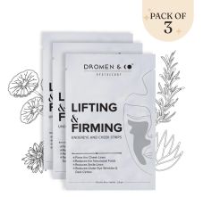 Dromen & Co Lifting & Firming Undereye And Cheek Strips, Pack Of 3