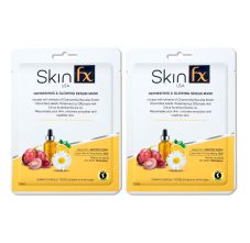 Skin Fx Refreshing & Glowing Serum Mask - Pack Of 2, 25ml Each