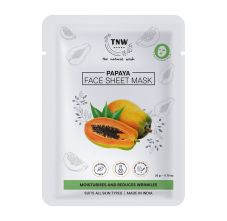 Papaya Face Sheet Mask - Moisturises & Reduces Wrinkles