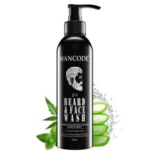 Mancode 2 In 1 Beard & Face Wash, 200ml