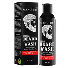 Mancode Original Beard Wash With Natural Essential Oil, 100ml