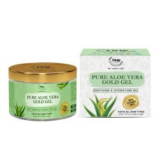 TNW - The Natural Wash Pure Aloe Vera Gold Gel For Soothing & Hydrating Skin, 100gm