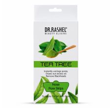 Dr.Rashel Tea Tree Nose Pore Strips For Instantly Unclogs Pores & Draws Out Excess Oil, 10 Strips