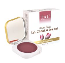 T.A.C - The Ayurveda Co. Urban Blush Lip, Cheek & Eye Tint, Natural Blush for Women For Dry & Chapped Lips, 5gm