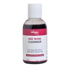 Muggu Skin Care Red Wine Cleanser With 2.5% Tea tree Oil, 150ml