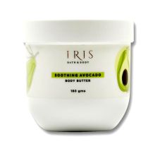 Iris Cosmetics Bath & Body Soothing Avocado Body Butter, 180gm