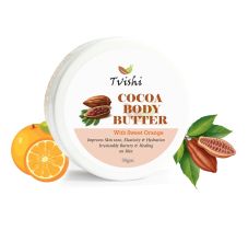 Tvishi Handmade Cocoa Body Butter With Sweet Orange, 50gm