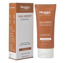 Muggu Koji Drops Cream For Spotless Skin With  2% Kojic Acid, 50gm