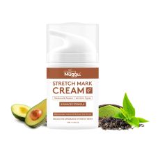 Muggu Body Care Stretch Mark Cream With Niacinamide & Green Tea Extract, 50ml