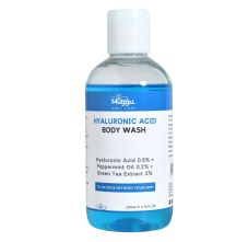 Muggu Body Care Hyaluronic Acid Body Wash With 0.5% Hyaluronic Acid & 0.2% Peppermint Oil, 200ml