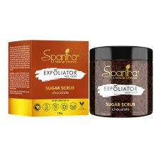 Spantra Chocolate Sugar Scrub For Exfoliator Face & Body, 125gm