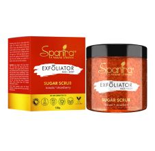 Spantra Tomato & Strawberry Sugar Scrub For Exfoliator Face & Body, 125gm
