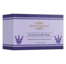 Khadi Nutriment French Lavender Soap, 125gm
