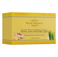 Khadi Nutriment Lemon Grass And Ginger Soap, 125gm