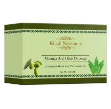 Khadi Nutriment Moringa And Olive Oil Soap, 125gm