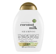 OGX Nourishing Coconut Milk Shampoo, 385ml