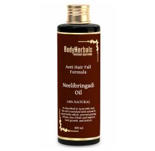 BodyHerbals 100% Natural Neelibringadi Hair Oil, 200ml